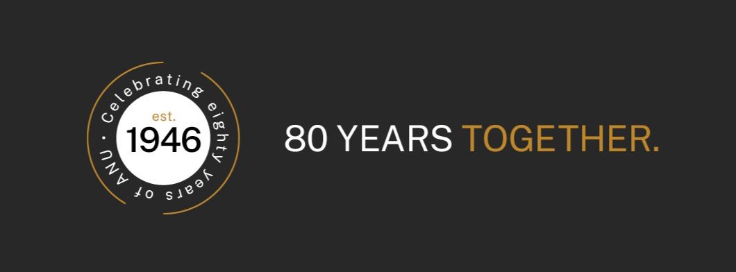 80 years together - Celebrating eigthy years of ANU