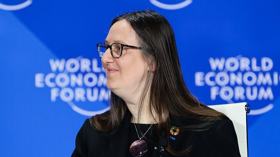 Professor Katherine Daniell at the World Economic Forum.