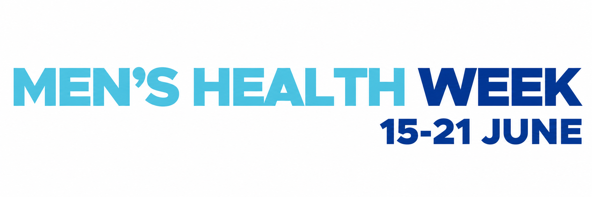 Men's Health Week poster. 