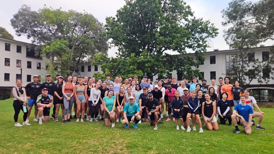 Group photo of Running for Resilience on Campus
