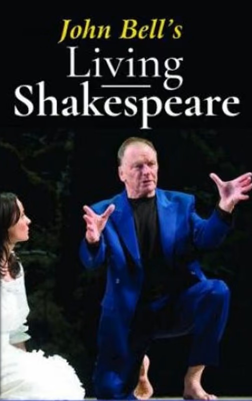 Book cover for 'Living Shakespeare'
