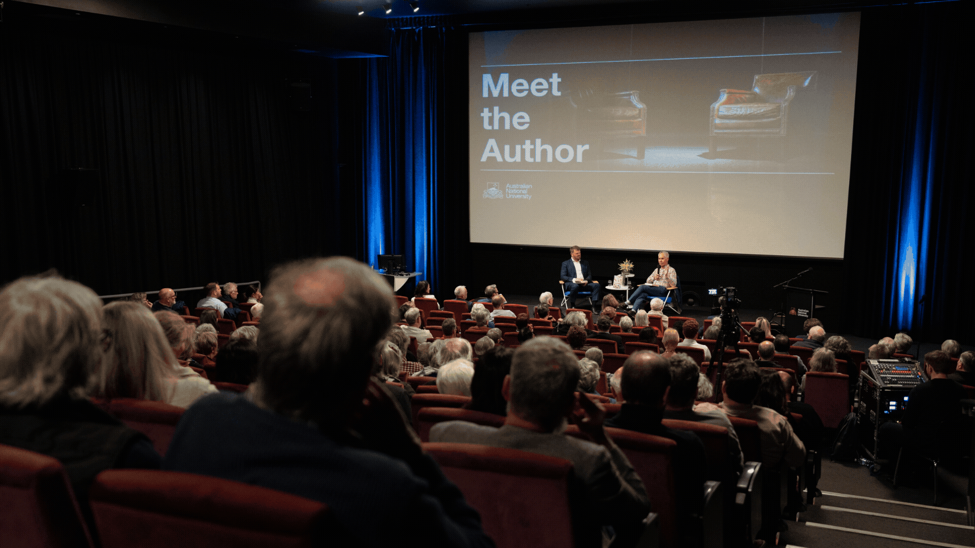 Multiple images from the Meet the Author event