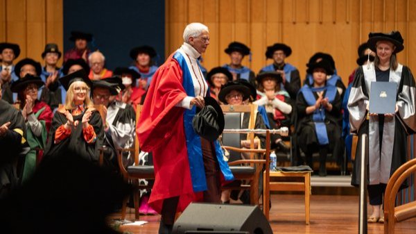  Dr Pat Turner AM at the ������Ƶlogo College of Asia & the Pacific 12th July Graduation ceremony. 